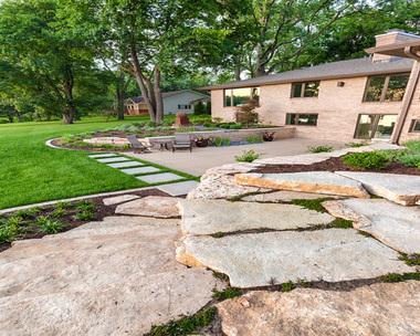 stone entryway