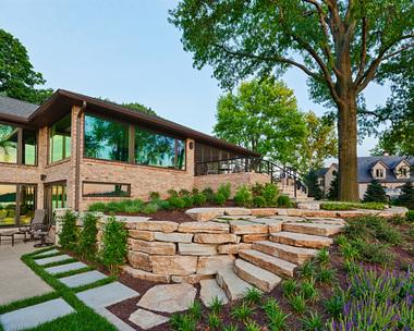 stone entryway