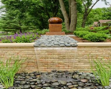 stone water fall